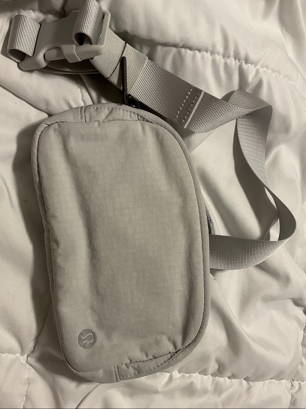 lululemon athletica Light Gray Sling Belt Bag
